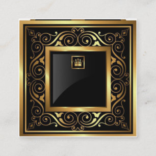 Größe: Quadrat, 2,5" x 2,5" Wenn es um Ihr Baby ge Quadratische Visitenkarte