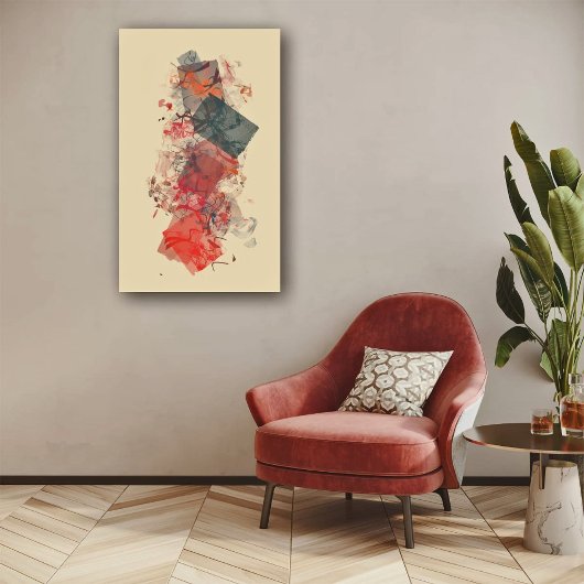 Große Quadrate III Leinwanddruck