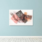 Große Quadrate IV Leinwanddruck (Insitu (Holzboden))