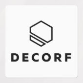 Große quadratische Klebefläche / wasserdicht Etiketten (Design 1)