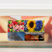 Große quadratische Klebefläche / wasserdicht Etiketten (Befestigt)