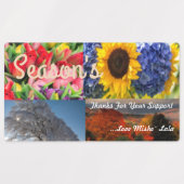 Große quadratische Klebefläche / wasserdicht Etiketten (Design 1)