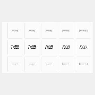 Große quadratische Klebefläche / wasserdicht Etiketten