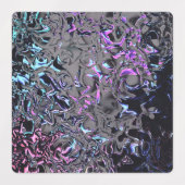 Große quadratische Klebefläche / wasserdicht Etiketten (Design 1)