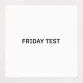 Große quadratische Klebefläche / wasserdicht Etiketten (Design 1)