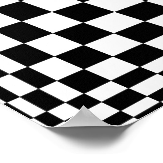 Große Quark Op Art Poster (Ecke)