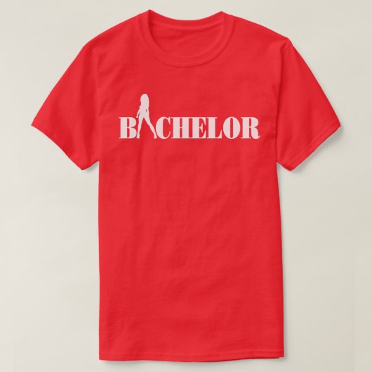 Große QuotBachelorquot T-Shirt (Design vorne)