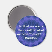 GROSSE QUOTE vom Buddha Magnet (Vorderseite/Rückseite)