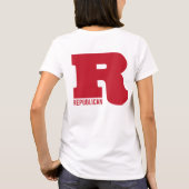Große R - Republikanisch T-Shirt (Rückseite)