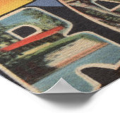 Große Rapiden, Minnesota - Große Buchstabenszenen Poster (Ecke)