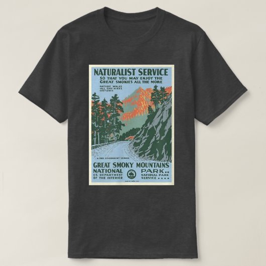GROSSE RAUCHERBERGE Nationalpark Tennessee N Ca T-Shirt (Design vorne)