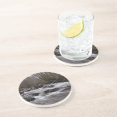 große rauchige Berge 2 Sandstein Untersetzer (Seite)