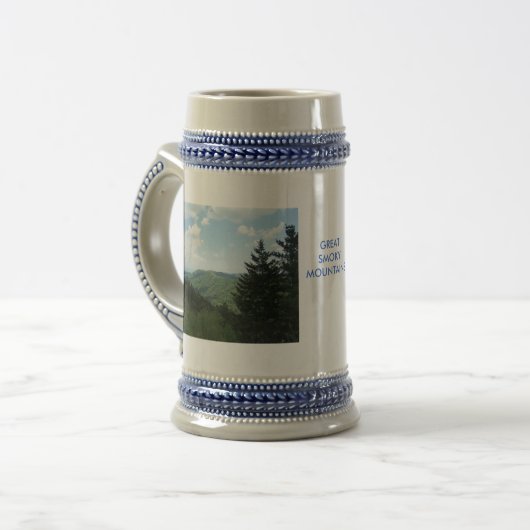 Große, rauchige Berge Bierglas (Vorderseite Links)