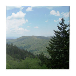 Große, rauchige Berge Fliese