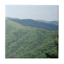 Große, rauchige Berge Fliese