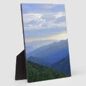 Große, rauchige Berge Fotoplatte (Seite)