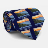 Große, rauchige Berge Krawatte (Gerollt)