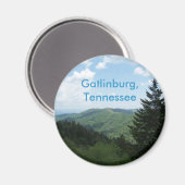 Große, rauchige Berge Magnet (Vorderseite/Rückseite)