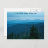 Große, rauchige Berge Postkarte (Vorne/Hinten)