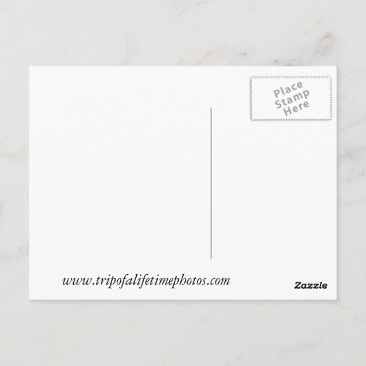 Große, rauchige Berge Postkarte (Rückseite)