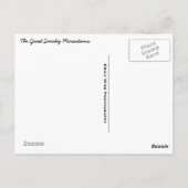 Große, rauchige Berge Postkarte (Rückseite)