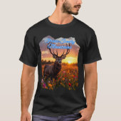 Große, rauchige Berge T-Shirt (Vorderseite)