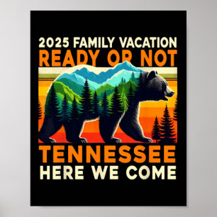 Große Rauchige Berge Tennessee Familienurlaub 20 Poster