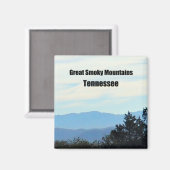 Große, rauchige Berge, Tennessee Magnet (Vorderseite/Rückseite)