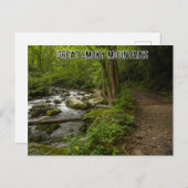 Große, rauchige Berge Tennessee Postkarte (Vorne/Hinten)