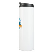 Große, rauchige Berge Thermosbecher (Nach rechts gedreht)