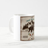 Große, rauchige Berge, TN-Bär Kaffeetasse (Vorderseite Links)
