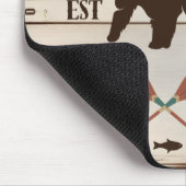 Große, rauchige Berge, TN-Bär Mousepad (Ecke)