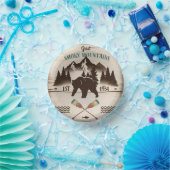 Große, rauchige Berge, TN-Bär Pappteller (Party)