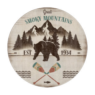 Große, rauchige Berge, TN-Bär Schneidebrett