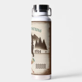 Große, rauchige Berge, TN-Bär Trinkflasche (Rückseite)