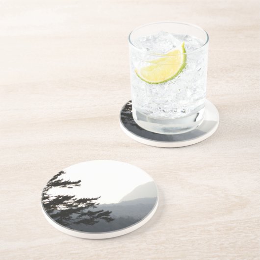 große rauchige Berge Untersetzer (Seite)