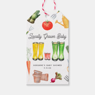 Grosse Red Boots Garden Baby Dusche Geschenkanhänger