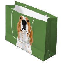 Große Redtick Coonhoundkopf-Geschenktasche