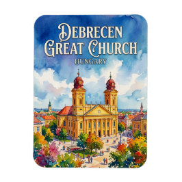 Große Reformierte Kirche, Debrecen Ungarn Magnet