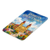 Große Reformierte Kirche, Debrecen Ungarn Magnet (Linke Seite)
