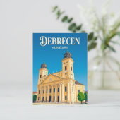 Große Reformierte Kirche Ungarn Postkarte (Stehend Vorderseite)