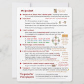 Große Regeln für das Kartenspiel - Spiel (2) Einladung (Rückseite)