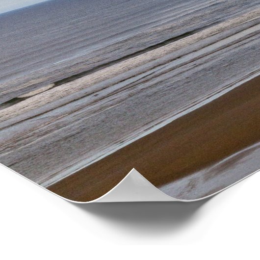 Große Regenbogenbrücke über den Pazifik Poster (Ecke)