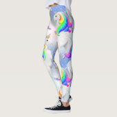 Große Regenbogenprinzessin des Waldes Leggings (Links)