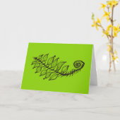 Große Regenerations- und Zeichn-Karte Karte (Gelbe Blume)