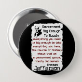 Große Regierung Button (Vorne & Hinten)