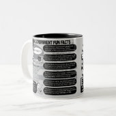 Große Regierungs-Tatsachen-Tasse Zweifarbige Tasse (Vorderseite Links)