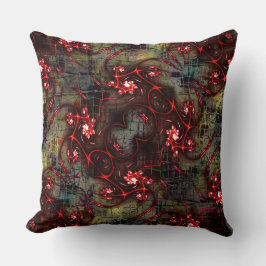 Große Relation von seltsamem Fraktal über gealtert Kissen