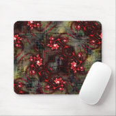 Große Relation von seltsamem Fraktal über gealtert Mousepad (Mit Mouse)