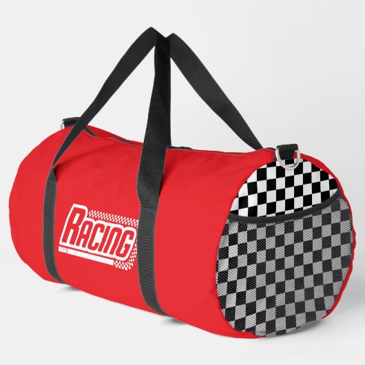 Große Rennsport-Tasche Duffle Bag (Rechte Ecke)